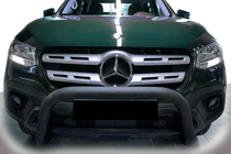 Mercedes X-Class 2017–2020 Přední ochranný rám WT005 Black (nerez, 60 mm) fotografie 1