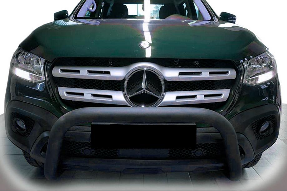 Mercedes X-Class 2017–2020 Přední ochranný rám WT005 Black (nerez, 60 mm) Image