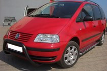 Ford Galaxy 1995–2006 Přední ochranný rám WT005 Black (nerez) fotografie 3