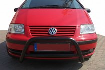 Ford Galaxy 1995–2006 Přední ochranný rám WT005 Black (nerez) fotografie 2