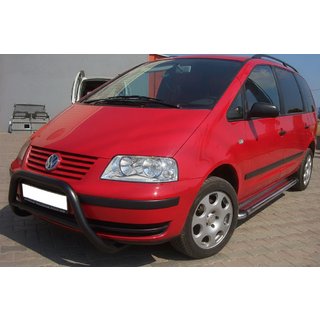 Přední ochranný rám WT005 Black (nerez) Ford Galaxy 1995–2006 fotografie 3