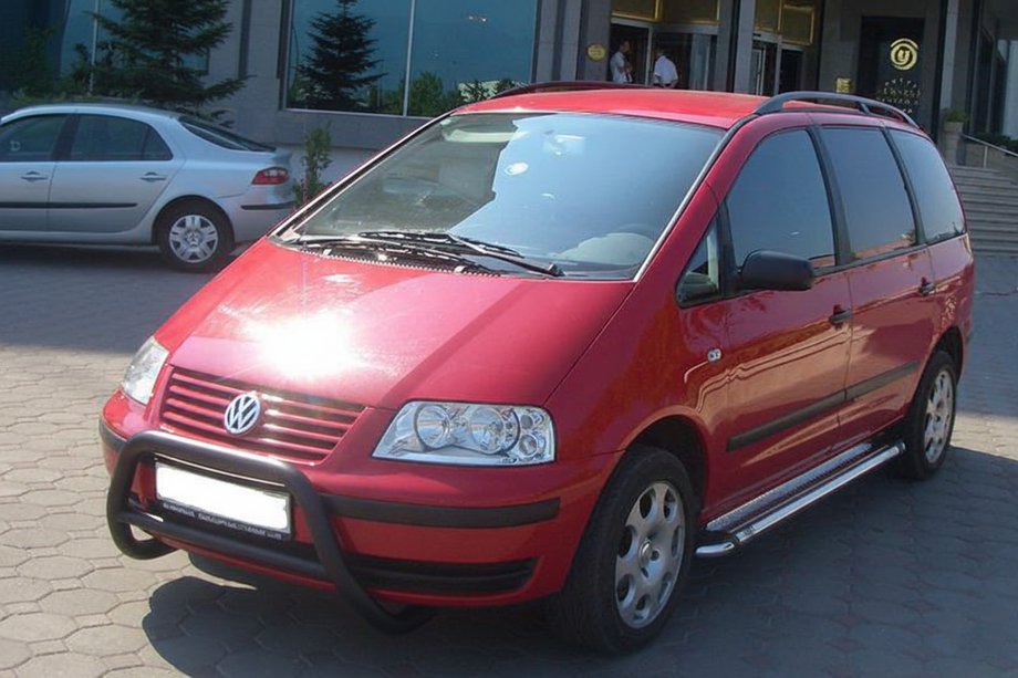 Ford Galaxy 1995–2006 Přední ochranný rám WT005 Black (nerez) Image