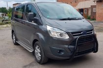 Ford Custom 2013–2022 Přední ochranný rám WT006 Black (nerez) fotografie 1