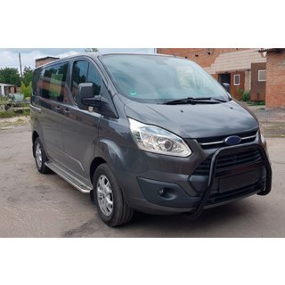 Přední ochranný rám WT006 Black (nerez) Ford Custom 2013–2022
