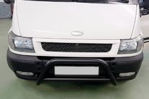 Ford Transit 2000–2014 Přední ochranný rám WT006 Black (nerez) fotografie 1