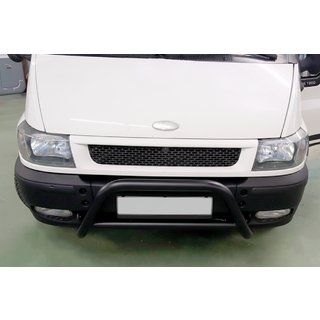 Přední ochranný rám WT006 Black (nerez) Ford Transit 2000–2014