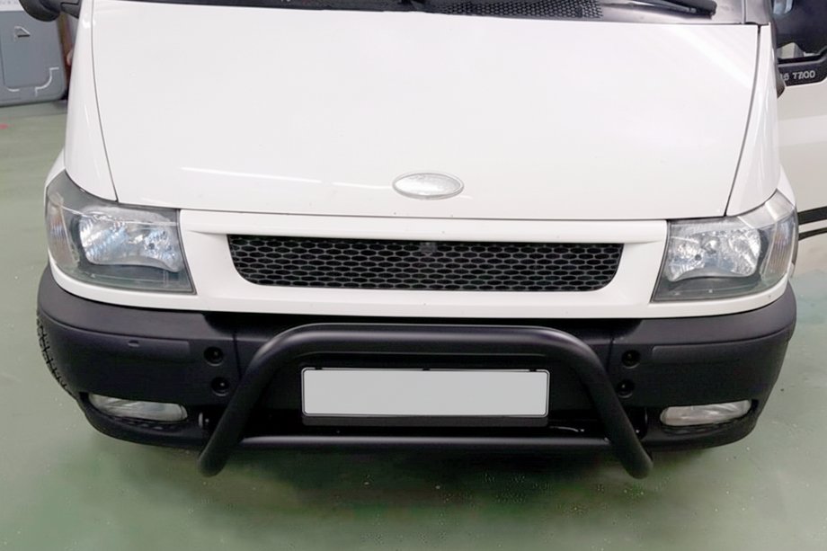 Ford Transit 2000–2014 Přední ochranný rám WT006 Black (nerez) Image