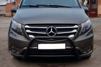 Mercedes Vito/V-class W447 2014– Přední ochranný rám WT006 Black (nerez) fotografie 3