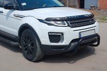 Range Rover Evoque 2012–2018 Přední ochranný rám WT005 Black (nerez) fotografie 2