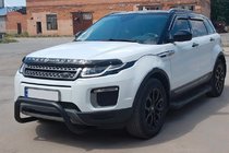 Range Rover Evoque 2012–2018 Přední ochranný rám WT005 Black (nerez) fotografie 1