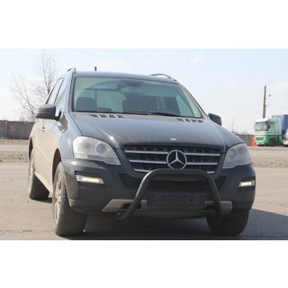Přední ochranný rám WT006 Black (nerez) Mercedes ML W164 2005–2011 fotografie 2