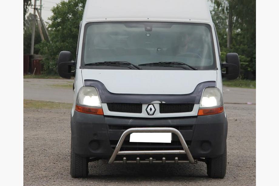 Renault Master 1998–2010 Přední ochranný rám z nerezu Image