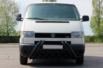 Volkswagen T4 Transporter 1990–2003 Přední ochranný rám (bullbar) Kelebek WT011 Black (nerez) fotografie 1