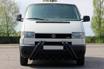 Volkswagen T4 Caravelle/Multivan 1990–2003 Přední ochranný rám (bullbar) Kelebek WT011 Black (nerez) fotografie 1