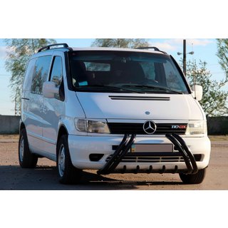Přední ochranný rám Kelebek WT011 Black (nerez) Mercedes Vito W638 1996–2003 fotografie 1
