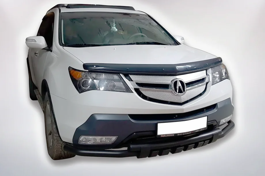 Acura MDX 2007–2013 Přední ochranný rám B1-47 Black (nerez) Image
