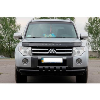 Přední ochranný rám ST015-13 Black (nerez) Mitsubishi Pajero Wagon IV 2006–2021 fotografie 2