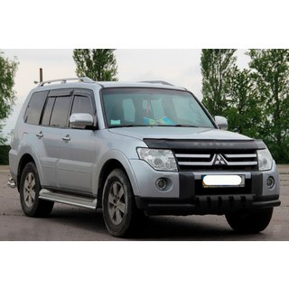 Přední ochranný rám ST015-13 Black (nerez) Mitsubishi Pajero Wagon IV 2006–2021 fotografie 1