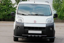 Fiat Fiorino/Qubo 2008–2024 Přední ochranný rám Shark Black (nerez) fotografie 2