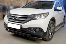 Honda CRV 2012–2016 Přední ochranný rám Shark Black (nerez) fotografie 1
