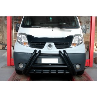 Přední ochranný rám F1-01 Black (nerez) Opel Vivaro 2001–2015 fotografie 1