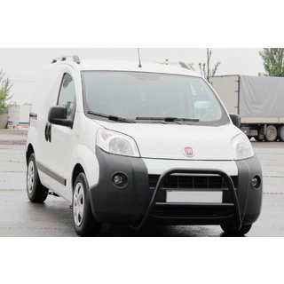 Přední ochranný rám WT006 Black (nerez) Fiat Fiorino/Qubo 2008–2024 fotografie 2