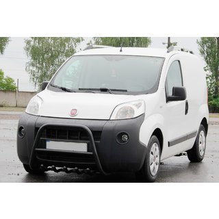 Přední ochranný rám WT006 Black (nerez) Fiat Fiorino/Qubo 2008–2024 fotografie 3