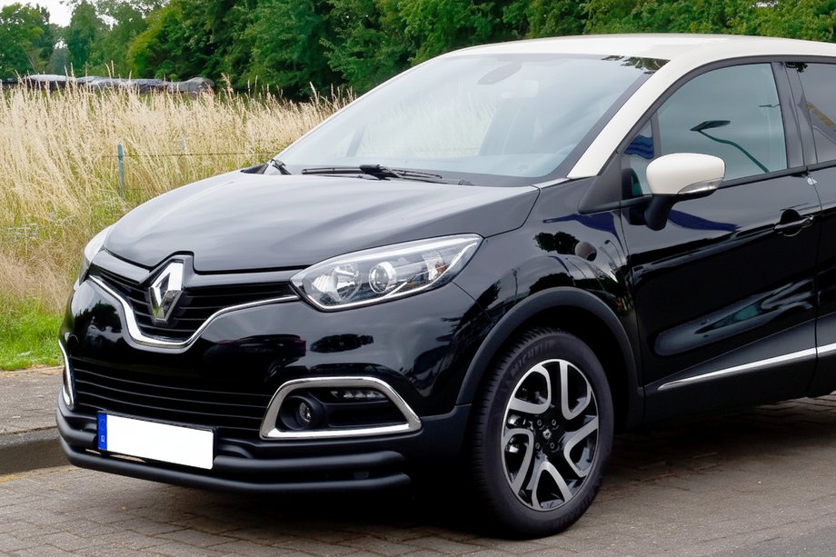 Renault Captur 2013–2019 Přední ochranný rám ST085 Black (nerez) Image