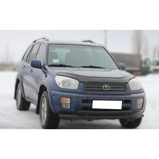 Přední ochranný rám ST014-1 Black (nerez) Toyota Rav 4 2001–2005 fotografie 2