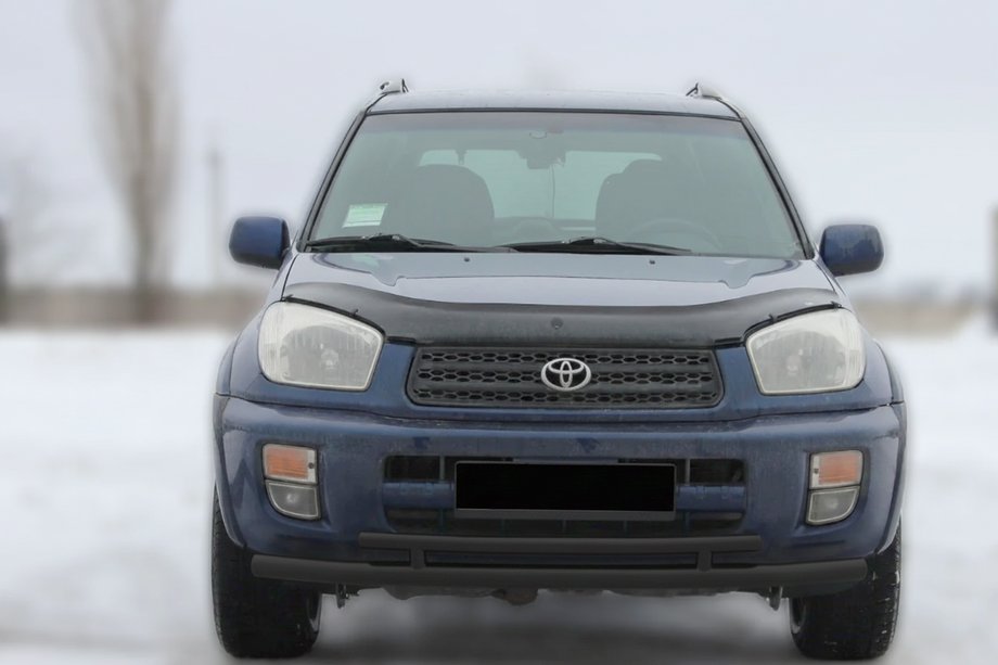 Toyota Rav 4 2001–2005 Přední ochranný rám ST014-1 Black (nerez) Image