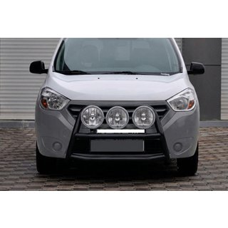 Přední ochranný rám (bullbar) WT022 Black (nerez)