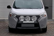 Dacia Dokker 2013–2022 Přední ochranný rám (bullbar) WT022 Black (nerez) fotografie 1