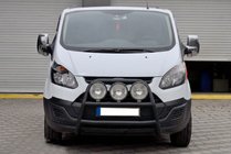 Ford Custom 2013–2022 Přední ochranný rám (bullbar) WT022 Black (nerez) fotografie 2
