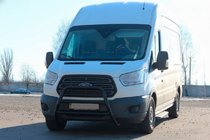 Ford Transit 2014– Přední ochranný rám (bullbar) WT022 Black (nerez) fotografie 2
