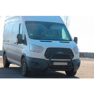 Přední ochranný rám (bullbar) WT022 Black (nerez) Ford Transit 2014– fotografie 1