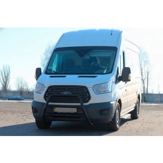 Přední ochranný rám (bullbar) WT022 Black (nerez) Ford Transit 2014– fotografie 2