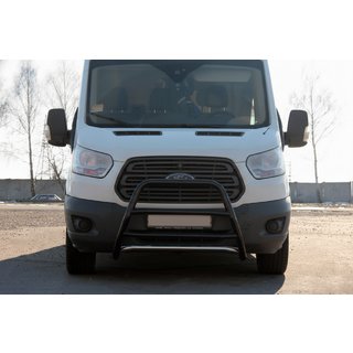 Přední ochranný rám (bullbar) WT022 Black (nerez) Ford Transit 2014– fotografie 3
