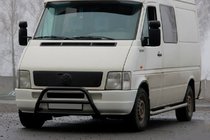 Volkswagen LT 1995–2006 Přední ochranný rám WT022 Black (nerez) fotografie 1