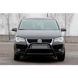 Přední ochranný rám WT022 Black (nerez) Volkswagen Touran 2003–2010 fotografie 2