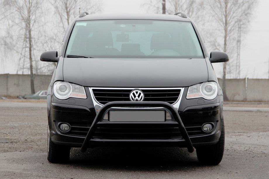 Volkswagen Touran 2003–2010 Přední ochranný rám WT022 Black (nerez) Fotografie 2