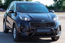 Kia Sportage 2015–2021 Bullbar WT023 Black (nerez) fotografie 2