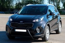 Kia Sportage 2015–2021 Bullbar WT023 Black (nerez) fotografie 3