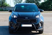 Kia Sportage 2015–2021 Bullbar WT023 Black (nerez) fotografie 4