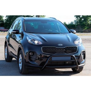 Bullbar WT023 Black (nerez) Kia Sportage 2015–2021 fotografie 2