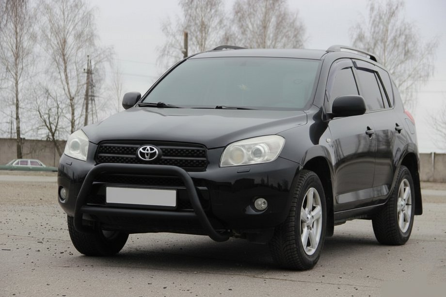 Toyota Rav 4 2006–2013 Přední ochranný rám WT022 Black (nerez) Image
