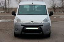 Citroen Berlingo 2008–2018 Přední ochranný rám WT007 Black (nerez) fotografie 3