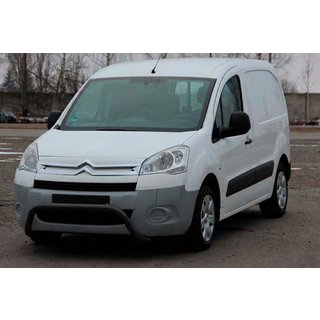 Přední ochranný rám WT007 Black (nerez) Citroen Berlingo 2008–2018 fotografie 2