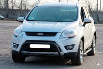 Ford Kuga 2008–2013 Přední ochranný rám WT007 Black (nerez) fotografie 3