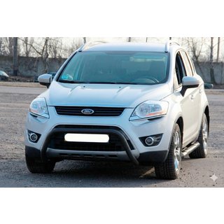 Přední ochranný rám WT007 Black (nerez) Ford Kuga 2008–2013 fotografie 3