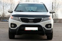 Kia Sorento II XM 2009–2014 Přední ochranný rám WT007 Black (nerez) fotografie 1